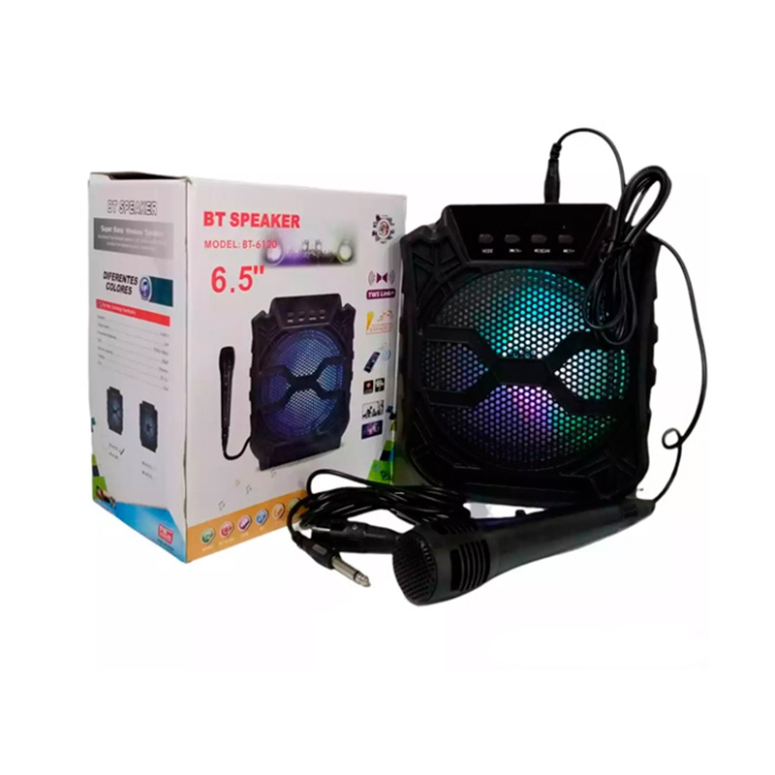 PARLANTE KARAOKE CON MICROFONO