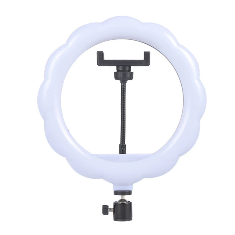 ARO DE LUZ 26 CMS CON 3 MODOS DE LUCES Y SOPORTE CELULAR SIN TRIPODE