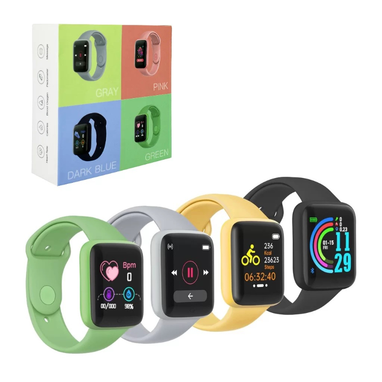 RELOJ JUVENIL SMARTWATCH CON FUNCIONES COLORES