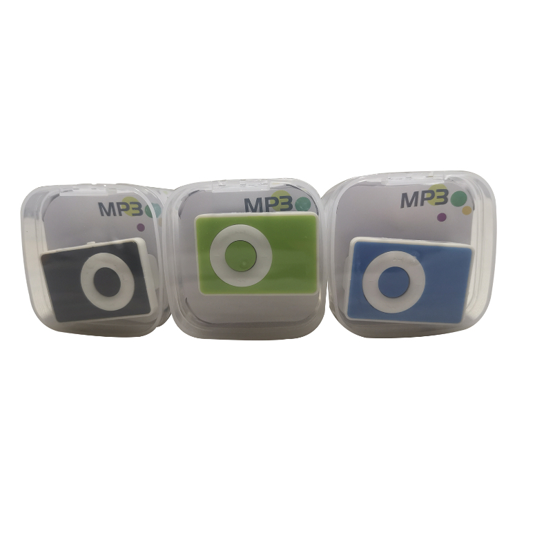 MP3 CLIP CON RADIO Y AUDIFONOS EN CAJA 