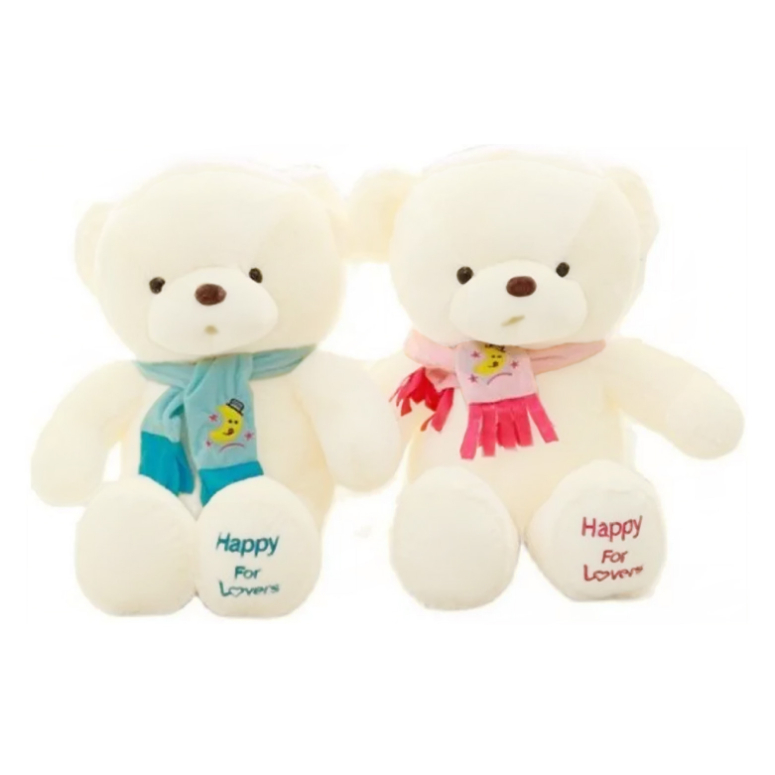 OSO GRANDE DE PELUCHE SUAVE CON LUCES 