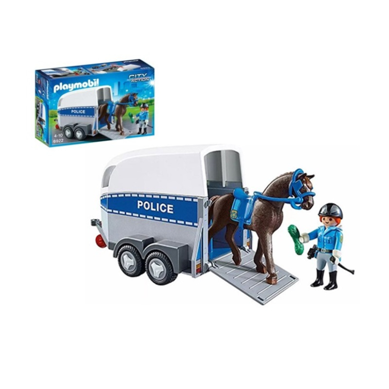 PLAYMOBIL SET DE EQUITACION POLICIA