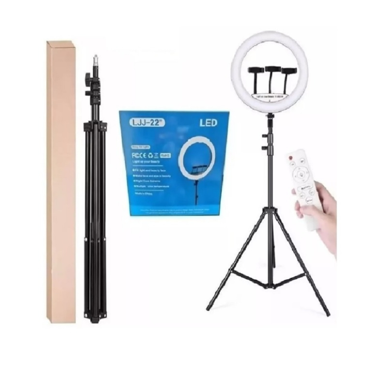 ARO DE LUZ 55CM CON TRIPODE