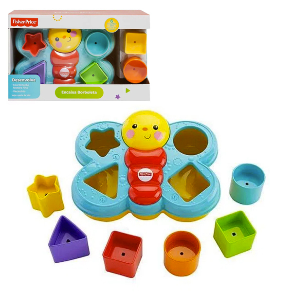 FISHER PRICE MARIPOSA Y BLOQUES