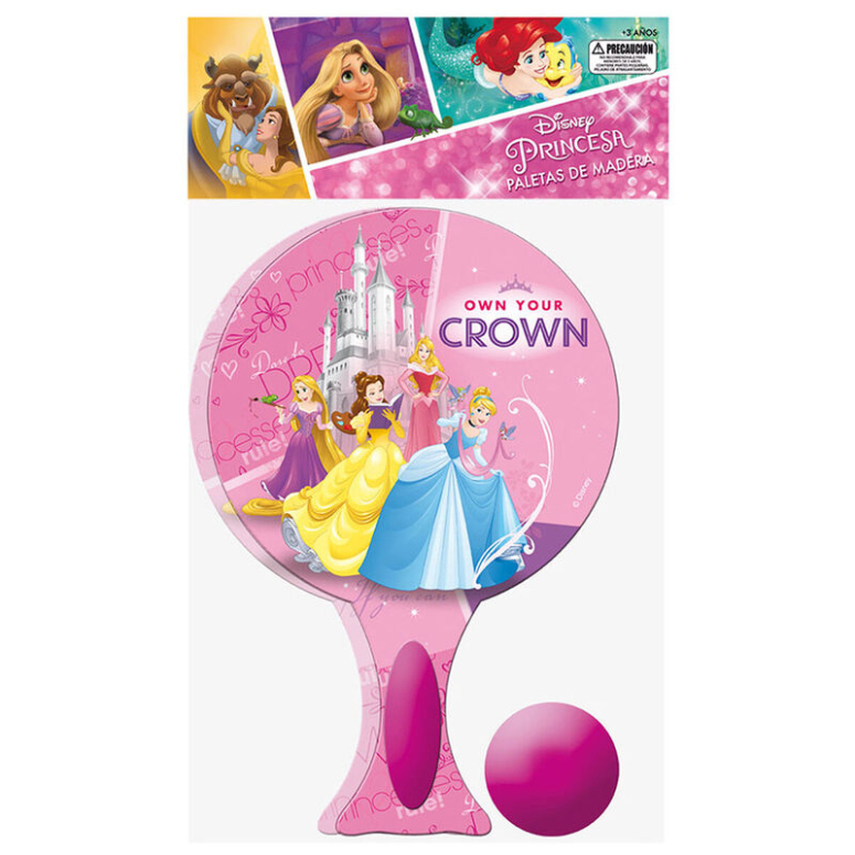 SET DEPORTIVO PALETA MADERA PRINC DISNEY 396262