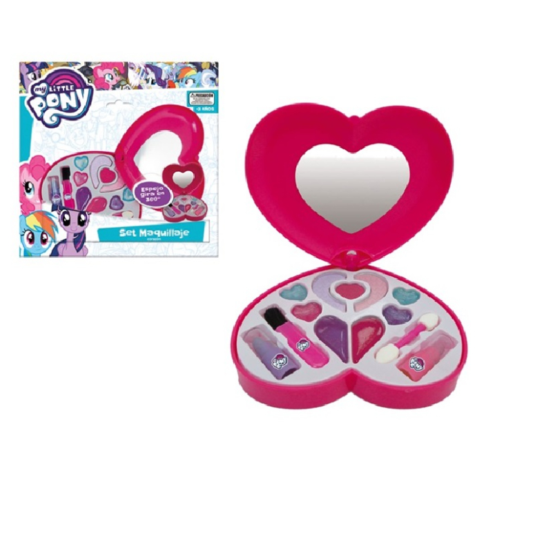 SET DE MAQUILLAJE CORAZON ROTATIVO MY LITTLE PONY