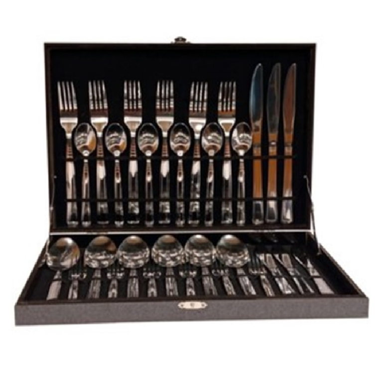 SET CUCHILLERIA LISA 30 PZS BARCELONA ACERO INOX