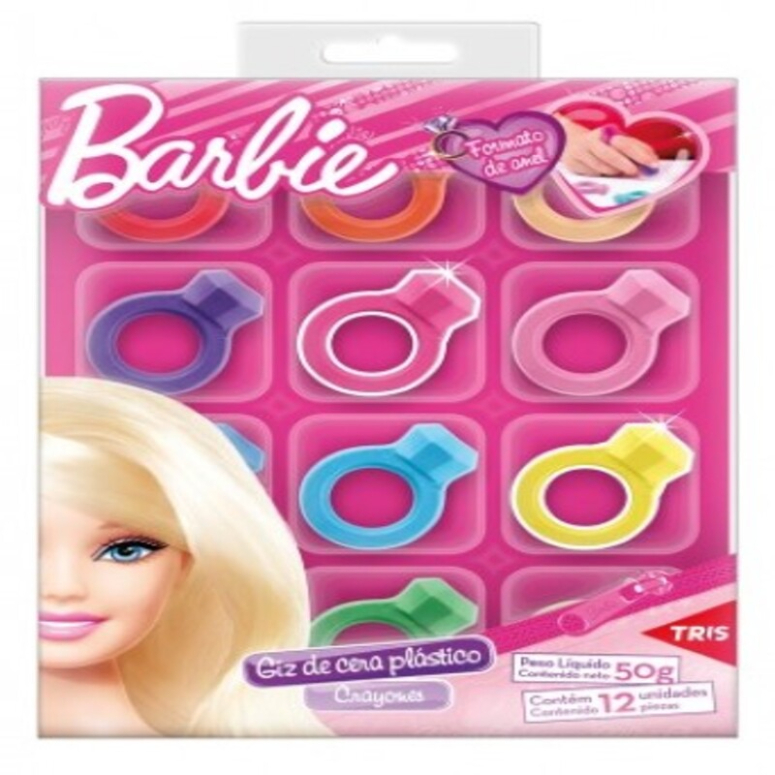 CRAYONES DE CERA BARBIE