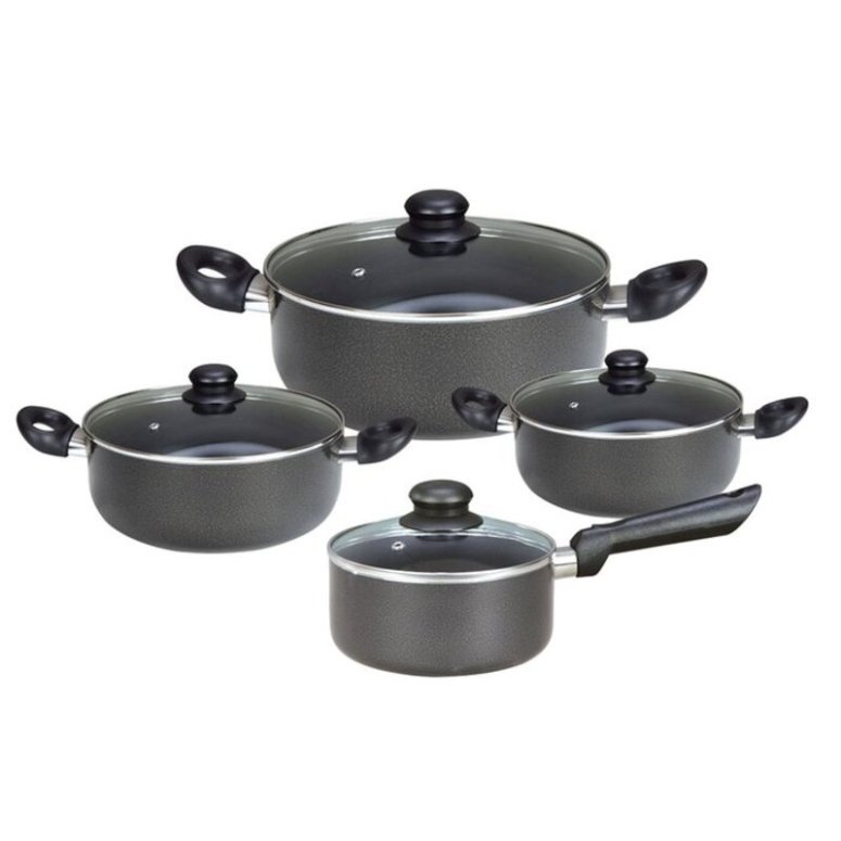 BATERIA 8 PIEZAS ALUMINIO