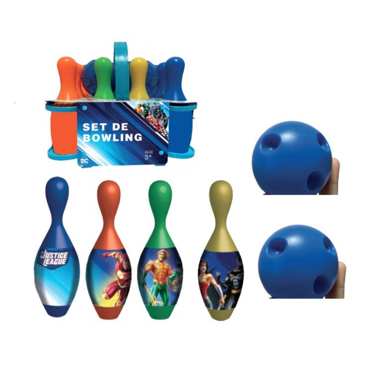 DC SET DE BOWLING LIGA DE LA JUSTICIA