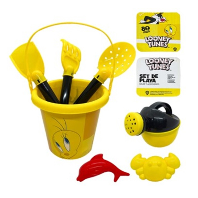 LOONEY TUNES TWEETY SET DE PLAYA BALDE Y ACCESORIOS