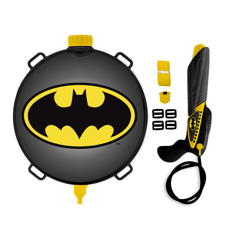 MOCHILA REDONDA CON LANZA AGUAS BATMAN